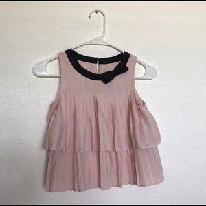 Pink Ruffled Kids Blouse